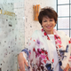 Valerie Jarrett poses in front of the conference room that bears her name at the Chicago satellite of The Wing.